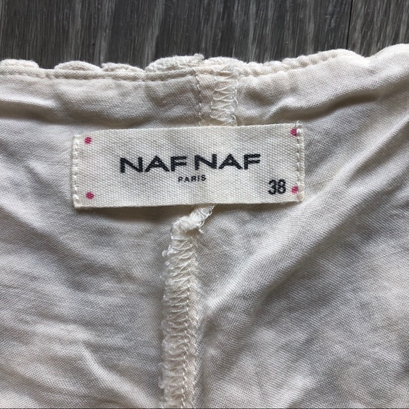 NAF NAF Floral Lace High Waisted Shorts - Picture 6 of 7